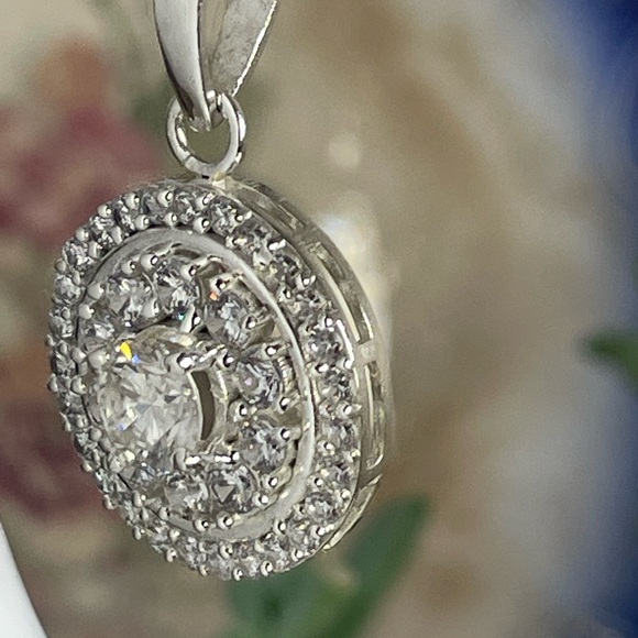 BKDiamonds Brazil Jewelry - SALE‼️CERTIFIED 2.2ct Diamond Pendant. 925 Silver. Earth Mined.